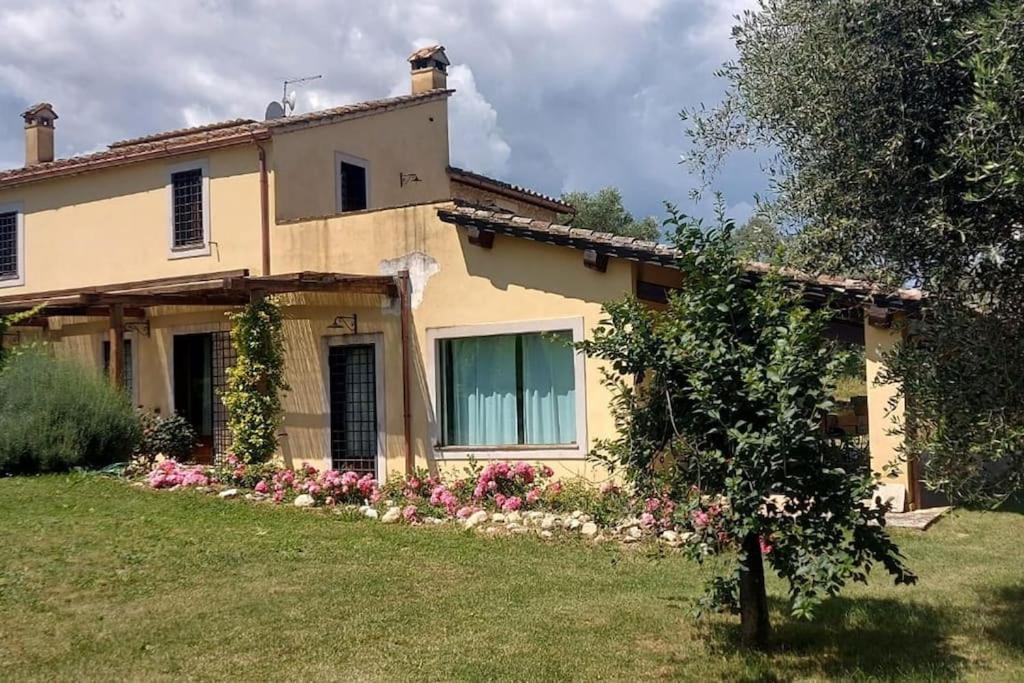 Il Casale Degli Ulivi- Splendido Casale Panoramico Con Piscina A 30 Min Da Roma Gra Villa Calvi dell' Umbria Exterior photo